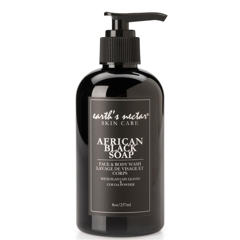 African Liquid Black Soap Shampoo