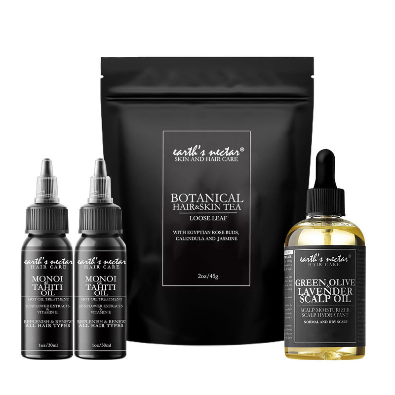 GREEN OLIVE & LAVENDER SCALP THERAPY KIT (EARTH DAY)
