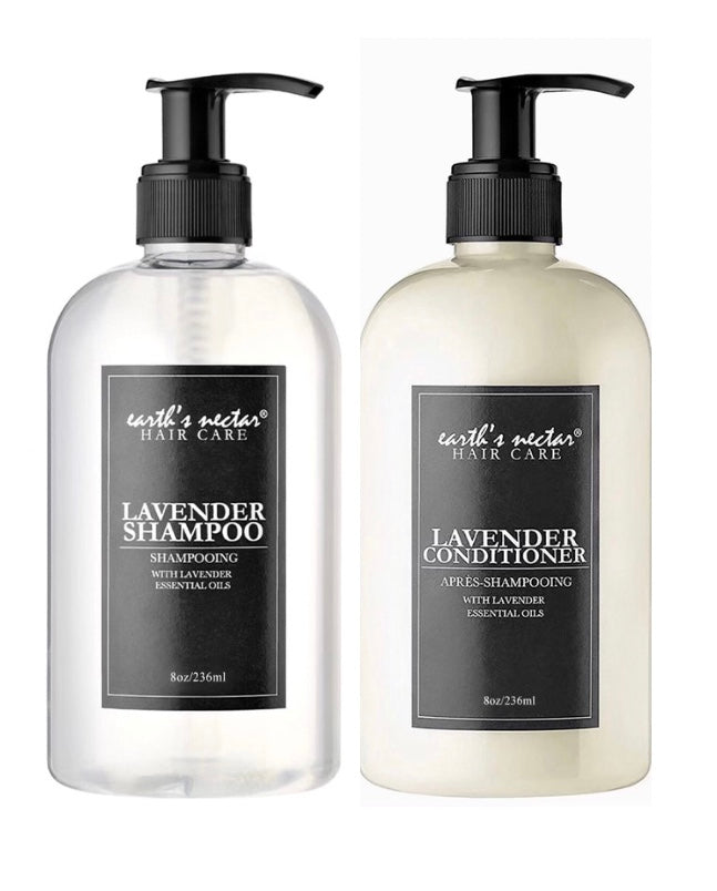 tea tree lavender shampoo and conditioner Lavender Shampoo & Lavender Conditioner (EARTH DAY) – Earth's Nectar