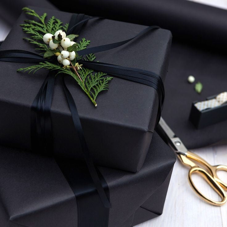  Black Wrapping Paper